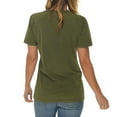 thumbnail image 4 of Ninja Logo Embroidered Unisex Lane Seven Ring Spun Cotton Vintage Short Sleeve Crewneck Tee Shirt - Vintage Olive XL, 4 of 4