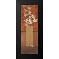 thumbnail image 2 of Loreth, Lanie 7x14 Black Modern Framed Museum Art Print Titled - Tranquil Orchids II, 2 of 5