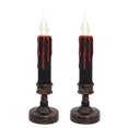 thumbnail image 1 of Naiovety 2 uds luces de velas de Halloween lámparas de velas sin llama barra decoración de velas quemador amarillo Flash LED luz de ornamento para Iluminación y accesorios Naiovety HA015755-00, 1 of 5
