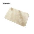 thumbnail image 3 of keepw Soft And Comfortable Bathroom Rug Modern For Stylish Bath Space Made With Polyester Bathroom Rugs cream color 50x80cm, 3 of 6