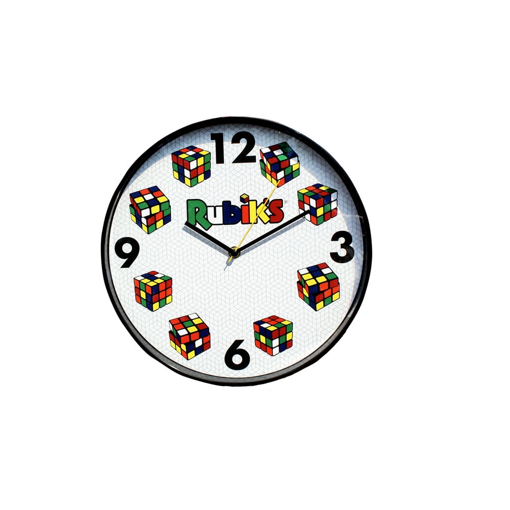 Rubik's Time to Solve 12" Wall Clock