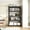 BLACK+GRAY, variant on 5-Tier Storage Display Shelf Heavy Duty Metal 2000LBS Capacity Adjustable Garage Shelving Unit Storage for Kitchen Bedroom Garage, 31.5" Wx15.7 Dx63 H, Black+Gray