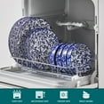 thumbnail image 4 of MALACASA 12 Pieces Dinnerware Sets, Porcelain Plates and Bowls Set for 4, Blue and White Porcelain Dish Set, Wild Vine Pattern, 4 of 8