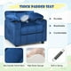 thumbnail image 3 of Sillón reclinable para niños COSTWAY, más grande y ajustable, color azul, 3 of 7