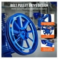 thumbnail image 3 of 10HP Air Compressor Pump Head, 17.5CFM @ 90PSI 3-Cylinder Piston, Oil Lubricated, Dual-Stage, Belt Driven for Auto Repair & Woodworking, 3 of 7