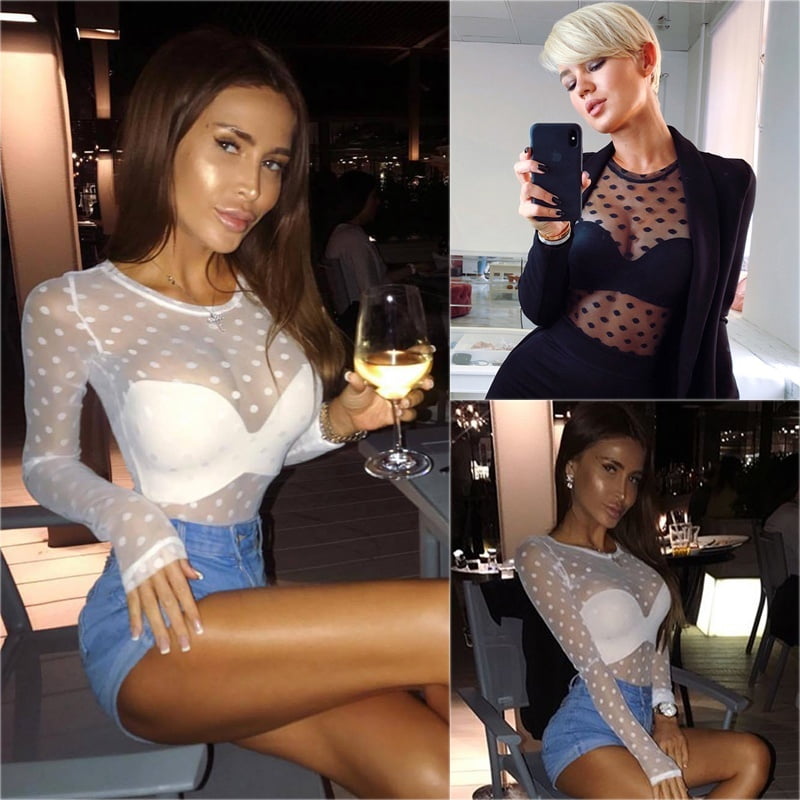 see through black shirt outfit