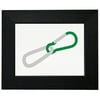 Pair of Rock Climbing Carabiner Linked Framed Print Poster Wall or Desk Mount Options