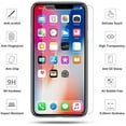 thumbnail image 2 of KIQ iPhone XS Max Screen Protector, Tempered Glass Anti-Scratch Self-Adhere Bubble-Free Impact Protection for Apple iPhone XS Max [5 Pack], 2 of 5