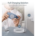 thumbnail image 5 of Magnetic Wireless Charger for iPhone 16/15/14/13/12 - Mag Charger+20W USB C Adapter, Fast Wireless Charging Stand/Pad with 5ft USB-C Cable for iPhone 16/15/14/13/12 Pro Max Plus Mini,Mag-Safe Charger, 5 of 5