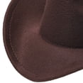 thumbnail image 4 of Toddler Sun Hat Western Cowboy Hat for Kids Girl Boy Classic Fedora Hat Felt Cowgirls Hats, 4 of 9