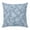 Sky Blue, variant on Throw Pillow Covers, Watercolor Floral Decorative Throw Pillow Covers 18x18 Inch, Spring Botanical Flowers Rustic Blue Square Linen Pillow Cases for Couch/Living Room/Sofa