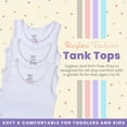 thumbnail image 2 of Buyless Fashion Girls Tank Tops - Sleeveless Cami Tanks Cotton Undershirts for Dance Gymnastics, Kids & Toddler Size (4 Pack), 2 of 6