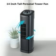 thumbnail image 4 of Optimus F-7348BK 14 Inch Portable Ultra-Slim Desktop Tower Fan in Black, 4 of 7