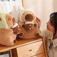 thumbnail image 5 of Soft Capybara Plushie Toy Doll Pillow,Stuffed Capybara Toy,A, 5 of 5