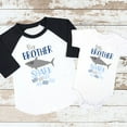 thumbnail image 5 of EnJoCho Children's Daily Clothes Toddler Kid Baby Girl Boy Brother Letter Tops T-Shirts Outfits Set Little & Big Children Casual Home School Wear 5T, 5 of 8