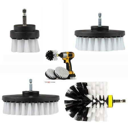 

Christmas decorations Cleaning Power Brush Tool 4Pcs Grout Combo Cleaner Kit Faucets fall decorations for home