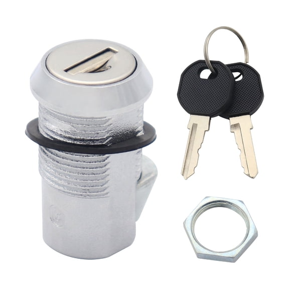 Cam Locks RVs Storage Lock ,19mm Cylinder Lock RVs Compartment, Campers, Trailer Replacement Set with 2 Keys