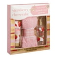 thumbnail image 3 of Bodycology Strawberry Cheesecake Body Care & Cozy Sock Set, 3 Pieces, 3 of 4