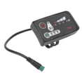 thumbnail image 3 of Electric Bike Led Power Display Panel Electric Bike Modification Display Meter With Waterproof 5p Male Plug For 22.2mm Handlebars, 3 of 4