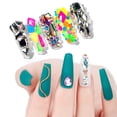 thumbnail image 4 of Diamantes de imitación de cristal de múltiples formas con parte trasera plana para manualidades de arte de uñas, 4 of 5