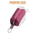 thumbnail image 3 of Preplabs Key Holder - Leather Car Keychain Purse, Handheld Change Wallet Compact Men Women Accessory, 3 of 9