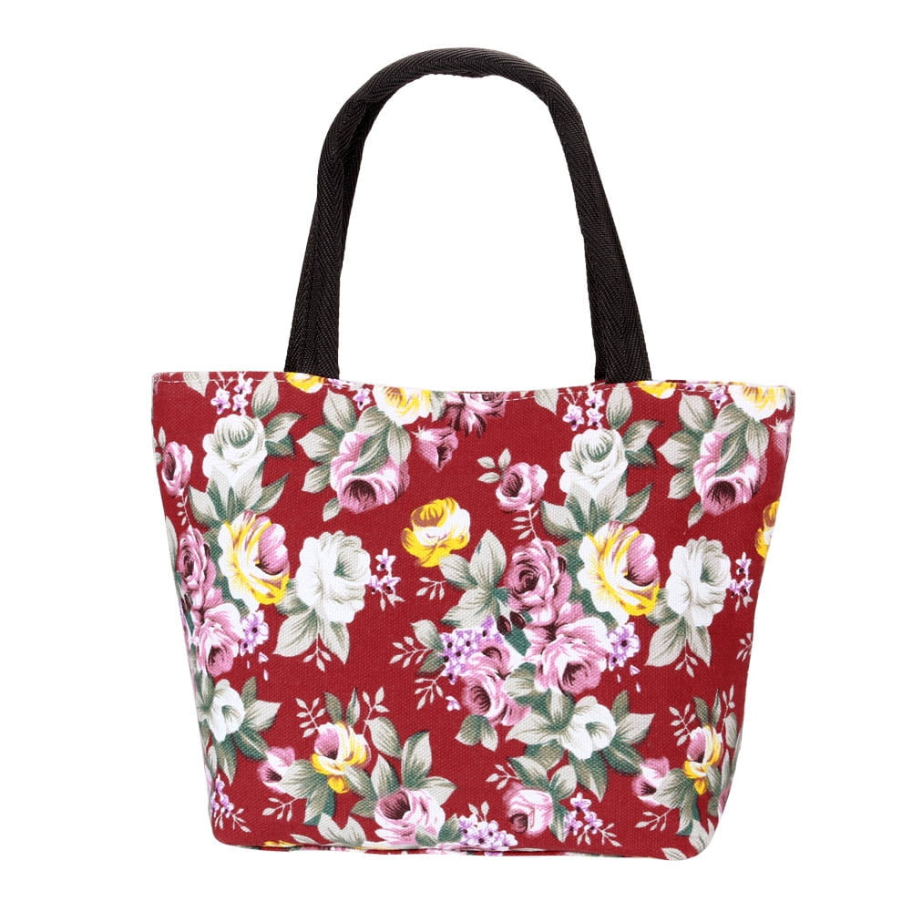 Large Capacity Floral Printing Bag Women Tote Bag Messenger Bags Ladies Fashion