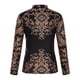 thumbnail image 5 of Moda Mujer Solapa Impresión Botón Frontal Cárdigan Manga Larga Camisa Tops Abrigo Odeerbi ODB-6, 5 of 9