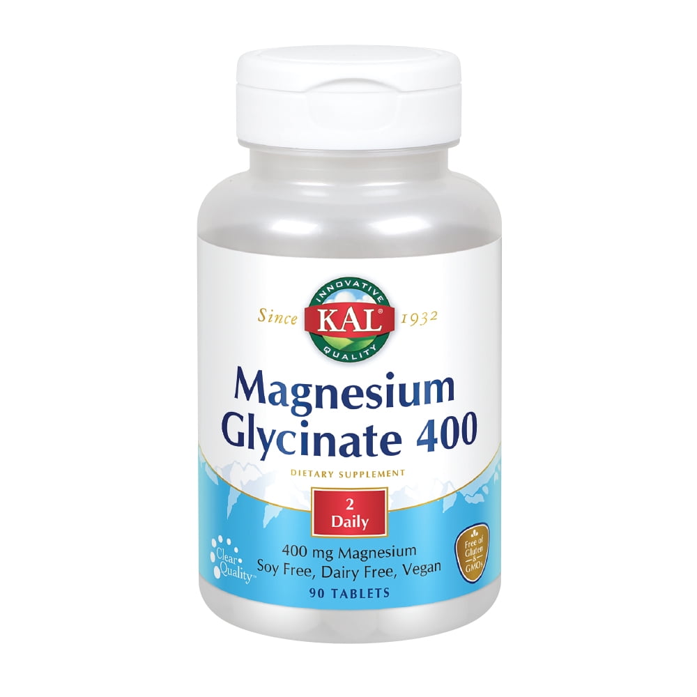 KAL Magnesium Glycinate 400 mg Healthy Relaxation, Muscle Function
