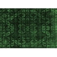 thumbnail image 1 of Ahgly Company Indoor Rectangle Abstract Emerald Green Modern Area Rugs, 2' x 3', 1 of 4