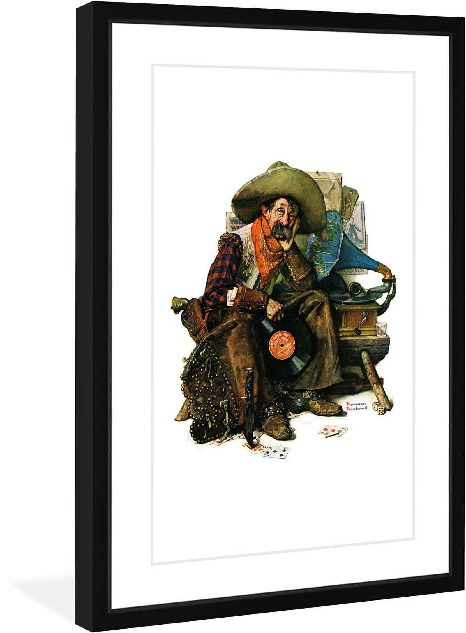 Marmont Hill "Dreams of Long Ago" by Norman Rockwell Framed Art Print
