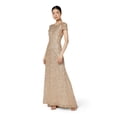 thumbnail image 1 of Vestido de noche Adrianna Papell con escote en la espalda y lentejuelas, 1 of 7