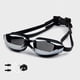 thumbnail image 3 of Gafas de natación profesionales Zulema antiniebla con estuche Protección para los oídos negro, 3 of 8