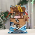 thumbnail image 5 of Naloa Animals on Noah's Ark Floating Drawstring Christmas Bags, 3D Xmas Gift Bags, Christmas Wrapping Bags, Xmas Goodie Bags, Treat Pouch Bags, Party Favor Bags-Small, 5 of 9