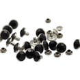 thumbnail image 1 of czcpp-8mm Jet Black H101 Acrylic Rhinestone Rivets for Garments Leather, Sewing and Crafts DIY Jewelry Making in Bulk Bracelet Handbags Flipflops - 40 Pieces, 1 of 4