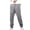 Gray, variant on QSXADF Men's Casual Jogger Pants Drawstring Pants Pocket Long Pants with Elastic Drawstring Waist for Relaxed Everyday Wear and Comfortable Men Casual Trousers