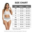 thumbnail image 4 of wirarpa Women's Cotton Underwear High Waist Briefs Panties Full Coverage Underpants White 5 Pack Sizes 5-10, 4 of 6
