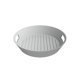 thumbnail image 1 of piezas de revestimientos de silicona para freidoras de aire: recipiente/olla de silicona reutilizable, resistente al calor y apto para alimentos para freidoras de aire y microondas (GRIS + GRIS - 8 pu, 1 of 5
