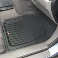Motor Trend Performance Plus Rubber Car Floor Mats Heavy Duty Semi