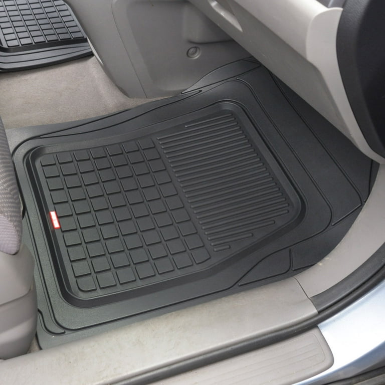 Motor Trend Deep Dish Rubber Floor Mats for Car SUV TRUCK Van, All-Climate  All Weather Performance Plus Heavy Duty Liners Odorless