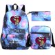 thumbnail image 1 of The Nightmare Before Christmas 3Pcs Boy Girl Kids School Book Bags Travel Backpack Shoulder Bag Pen Bag For Men Women, 1 of 4