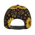 thumbnail image 6 of Fotbe Fall Sunflowers Leaves Baseball Cap, Fall Sunflowers Leaves Print Dad Hat,Outdoor Hat,Adjustable Sports Cap, Perfect For Activities, 6 of 9