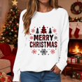 thumbnail image 2 of Womens Sweatshirt Christmas Long Sleeve Crewneck Casual Print Pullover Tops, 2 of 4