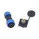 thumbnail image 1 of Enchufe impermeable, conector de alimentación cuadrado de aviación, adaptador de Terminal a tope, CA 380V SP20, 1 of 8