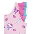 thumbnail image 2 of Hello Kitty Kuromi Cinnamoroll UPF 50+ One Piece Bathing Suit Little Kid to Big Kid, 2 of 4
