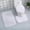 A, variant on Bathroom rugs sets 3 piece including bathroom rugs and toilet seat cover, Super Soft Microfiber Non Slip Bath Rugs with Rubber Backing, Machine Washable Solid Bath Decor A