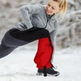 thumbnail image 4 of OFFIGAM Durable Breathable Leg Gaiters for Outdoor Use Protecting Boots in Stylish Red, 4 of 8