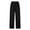 Black, variant on Black and Friday Womens Clothing Clearance under $5 asdoklhq Womens Plus Capris,Women's Casual Solid Color Split Mid Waist Loose No Belt Elasticity Wide Leg Long Pants