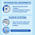 thumbnail image 3 of Swimline Hydrotools Silver King Winter Pool Cover for 30 x 60 Ft Inground Pools, 3 of 7