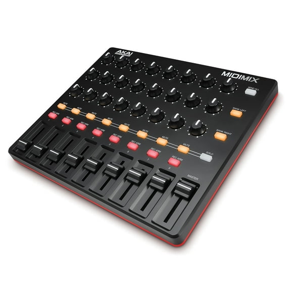 AKAI Professional MIDImix - Mezclador controlador MIDI USB con atenuadores asignables y atenuador maestro, 24 perillas y 16 botones, mapeo 1 a 1 con Ableton Live