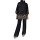 thumbnail image 1 of Gibobby Conjunto de sudadera y pantalones Chaqueta de cuello vertical con estampado de otoño e invierno para mujer, pantalones de tubo recto, traje de dos pie(Dolado,CH), 1 of 5